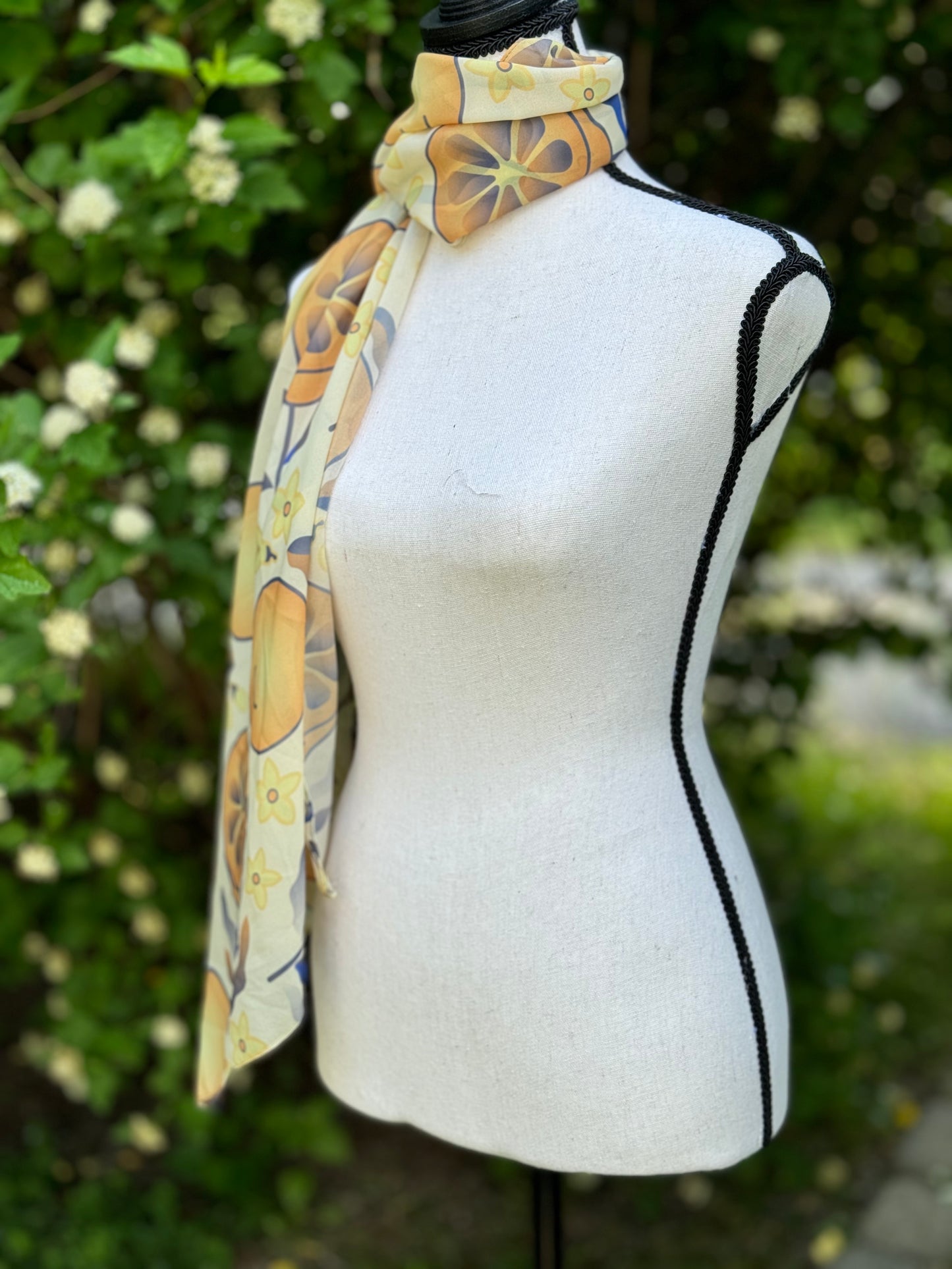 Soft Chiffon Summer Scarf