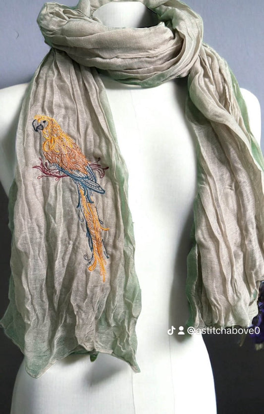 Mix and Match Scarf - A Stitch Above Embroidery